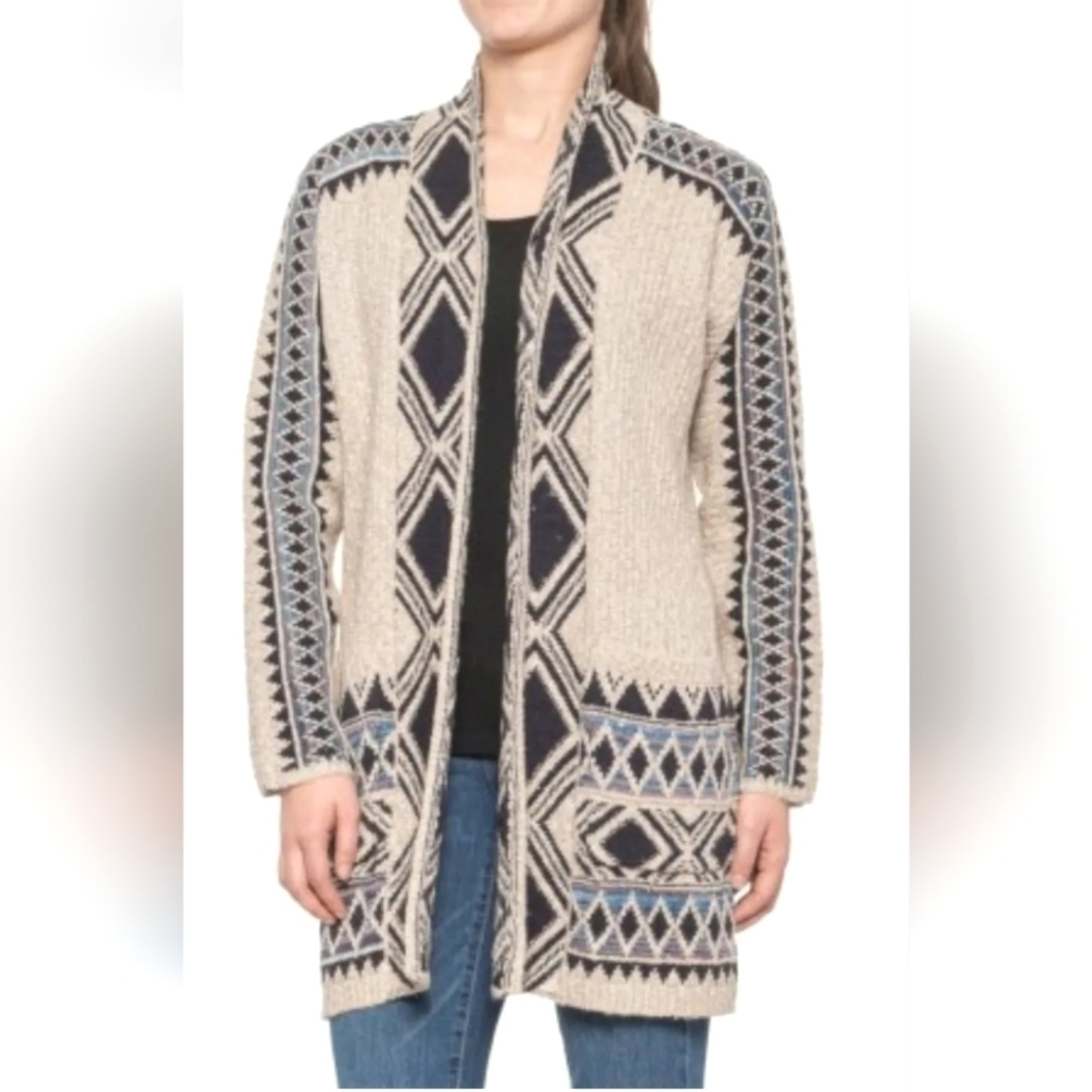 Lucky Brand Boho Aztec women's sweater size medium Western